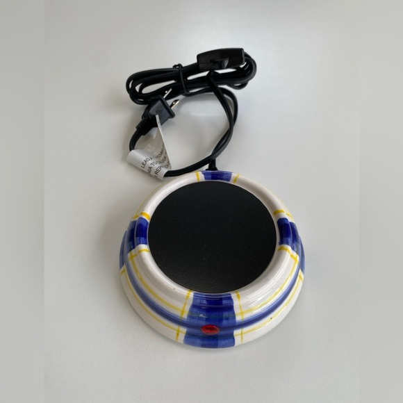 Other - NWOT ceramic plaid candle warmer